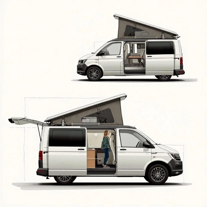 Toit relevable | Miss &amp;amp; Misster Van