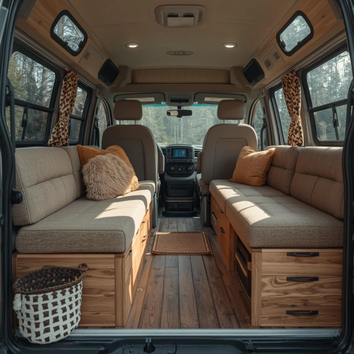 rangement banquette van  | Miss &amp; Misster Van