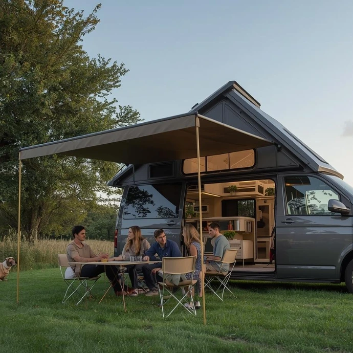 Store banne van aménagé | Miss &amp; Misster Van