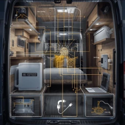 réseau électrique van